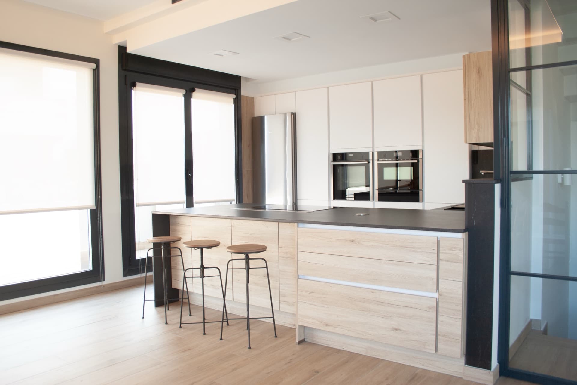 Cocina de diseño realizada por Suiteak Interiorismo en Getxo