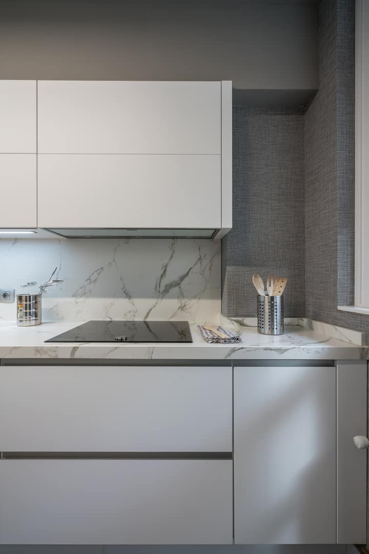 Cocina con entrepaño amarmolado - Imagen 2