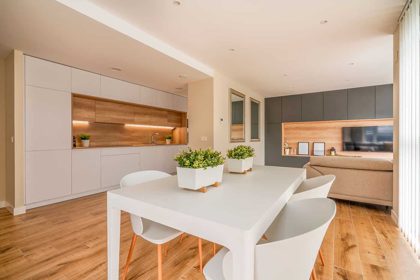 Cocina con entrepaño amarmolado - Imagen 6