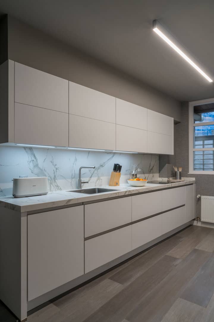 Cocina con entrepaño amarmolado - Imagen 7