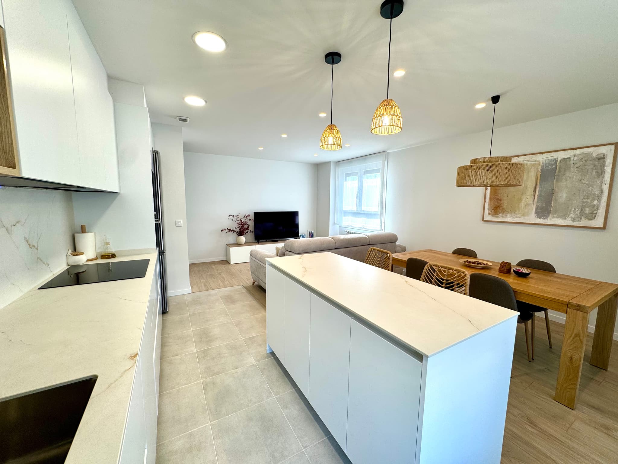 Cocina con Isla Central en Bizkaia - Imagen 3