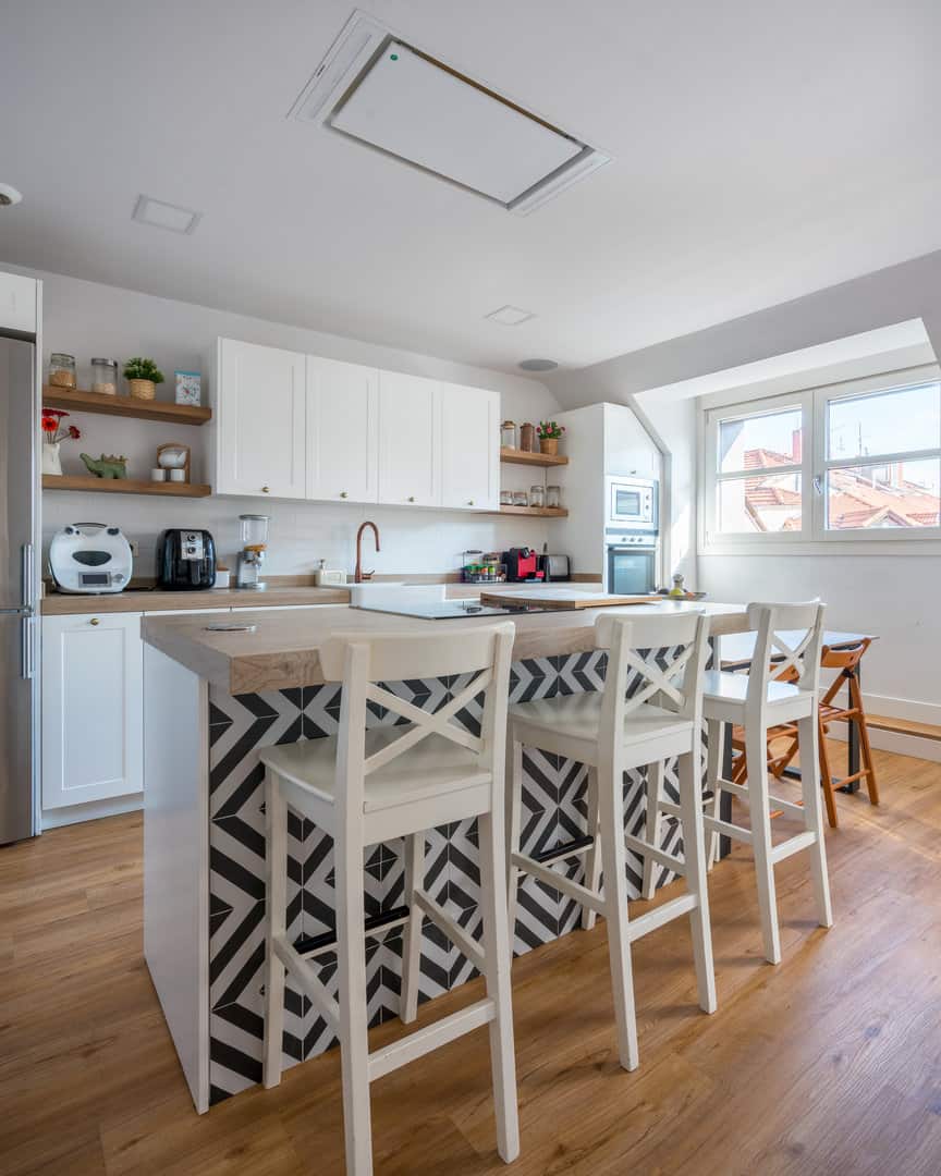 Cocina rústica blanca - Imagen 3